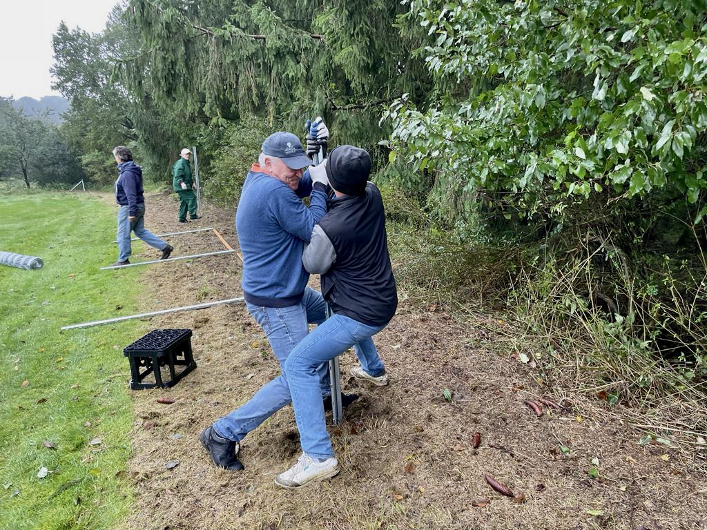 Der neue Wildschutzzaun