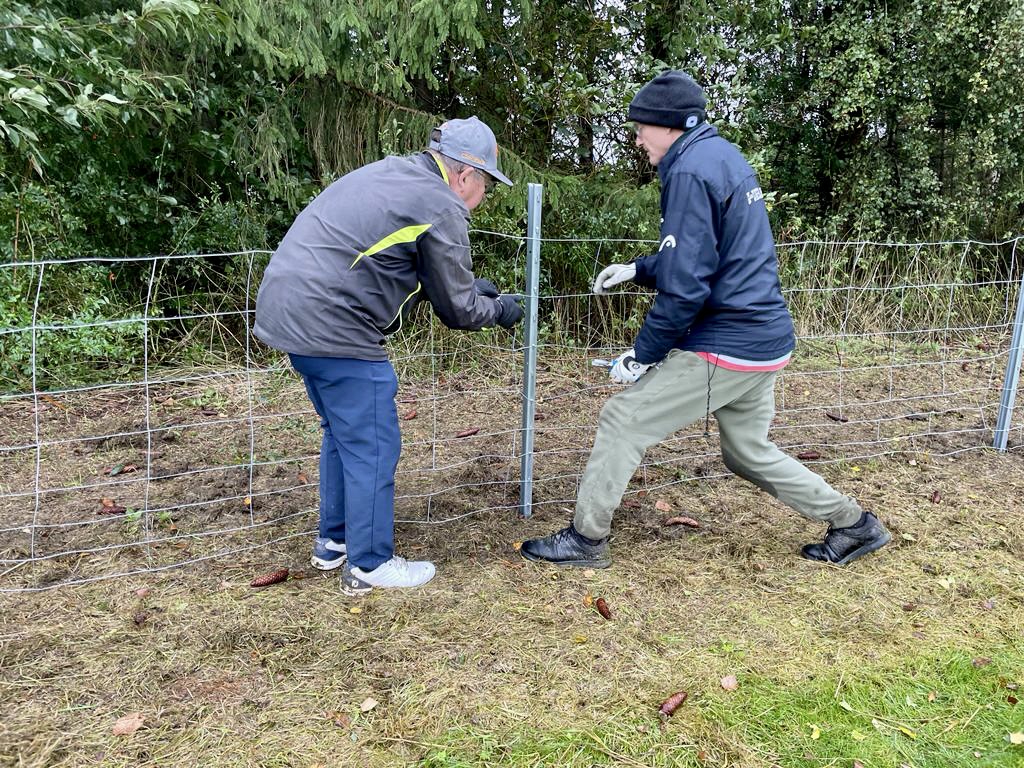 Der neue Wildschutzzaun